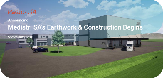 Medistri SA's Earthwork & Construction Begins